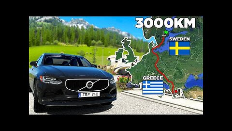 ETS2 Longest Road Trip - Sweden to Greece - Euro Truck Simulator 2