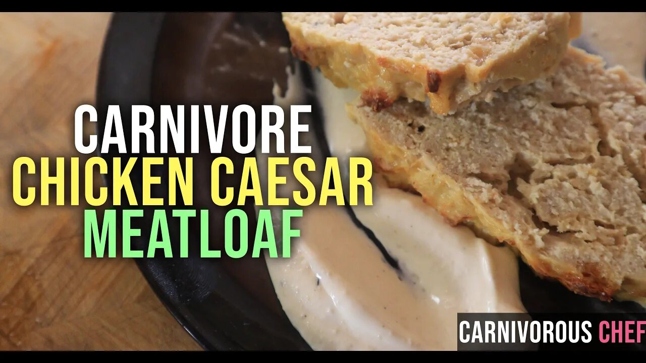 This CHICKEN CAESAR MEATLOAF Is DELICIOUS | Carnivore Recipe