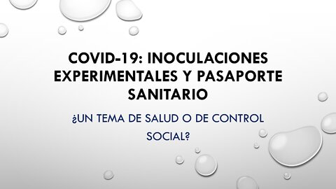 COVID-19: Inoculaciones experimentales y pasaporte sanitario en Ecuador