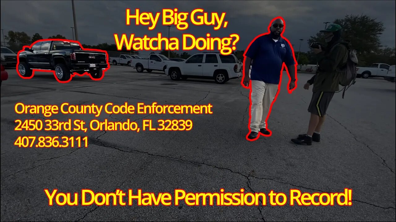 Orange County Code Enforcement Freakout