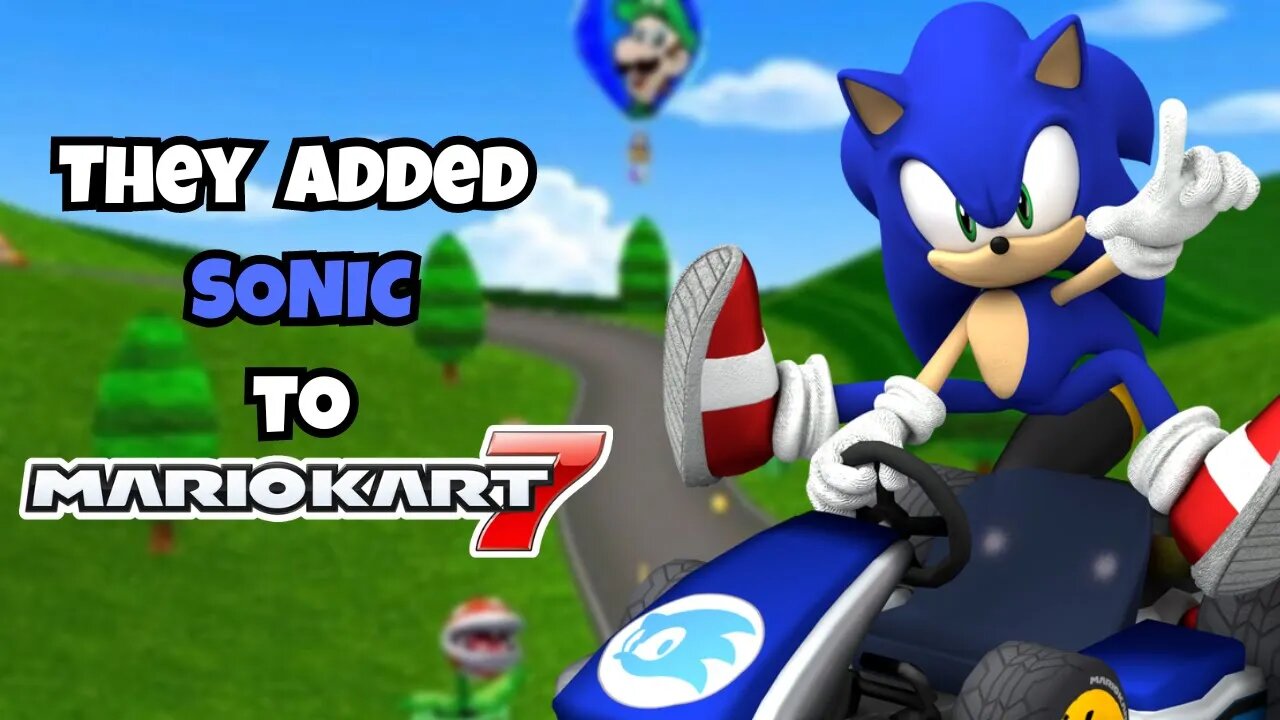 They Added Sonic To Mario Kart 7