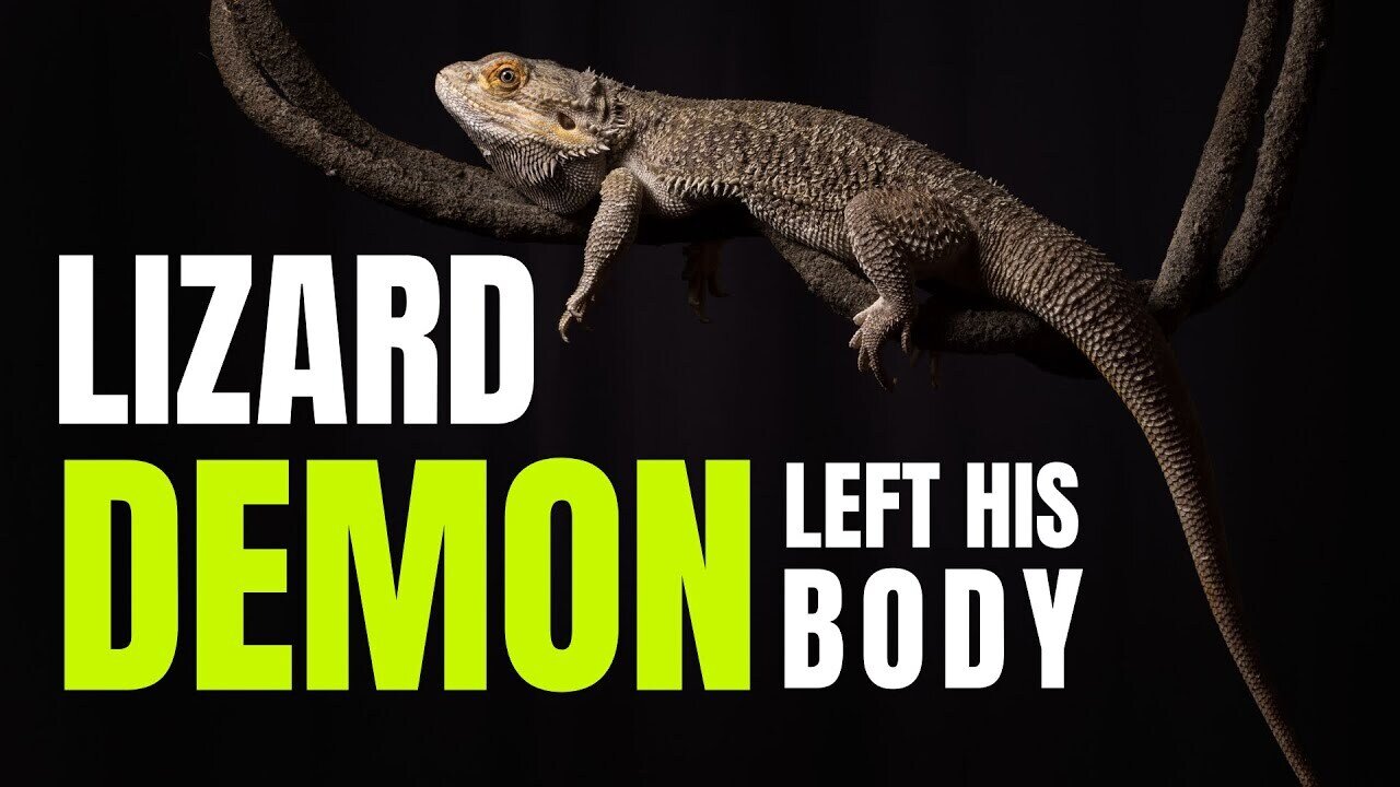 A LIZARD DEMON CAME OFF OF HIS BACK!!!