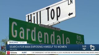San Diego Sheriff's Department searching for man exposing himself to women in Encinitas