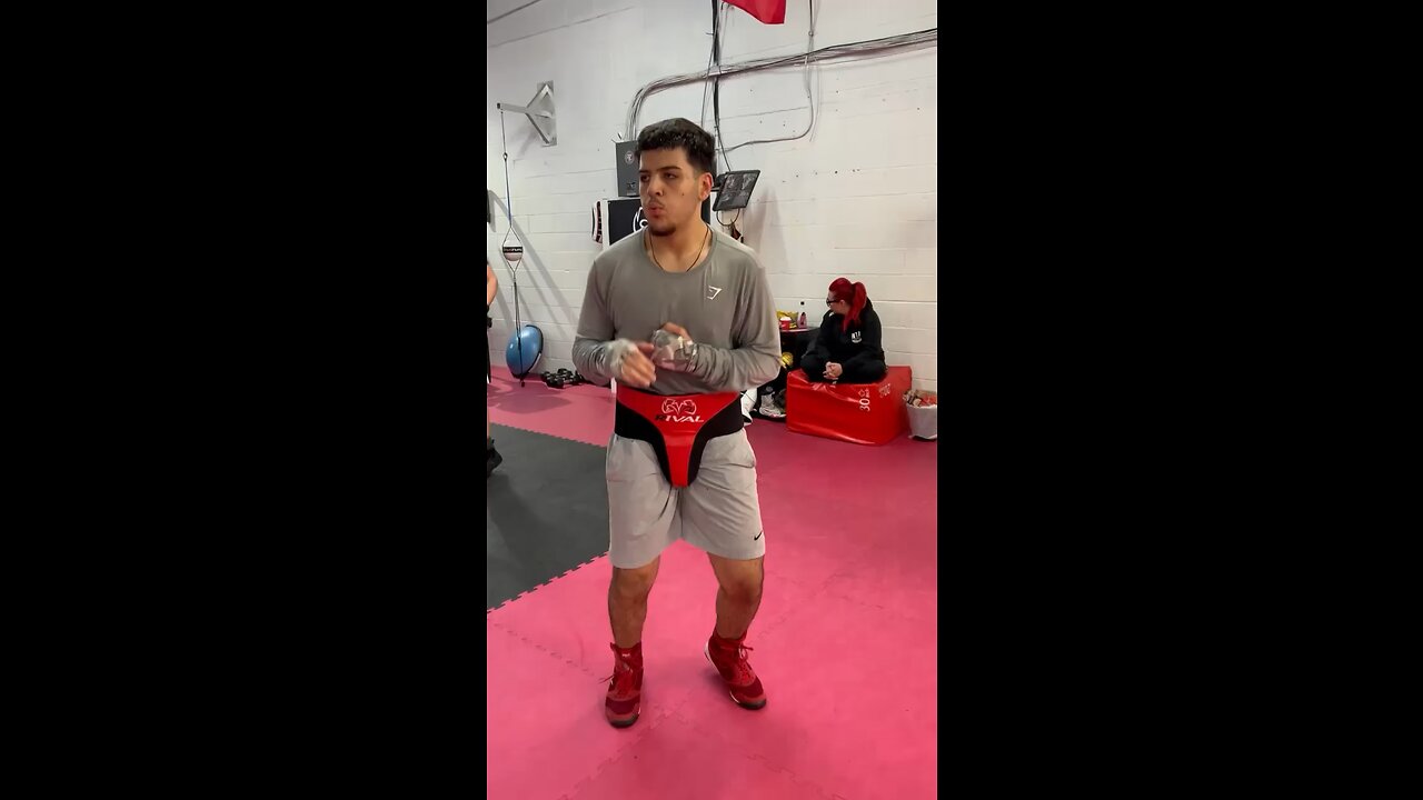 Training for my first amateur fight!!