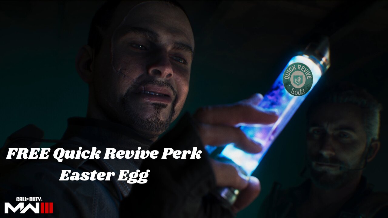 Modern Warfare III Zombies FREE Quick Revive Perk Easter Egg