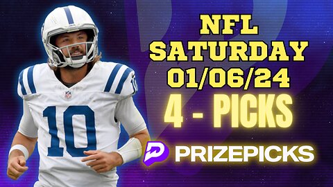 PRIZEPICKS | BEST PICKS WEEK 18 #NFL SATURDAY | 01/06/24 | PROP BETS | #BESTBETS | #FOOTBALL | TODAY