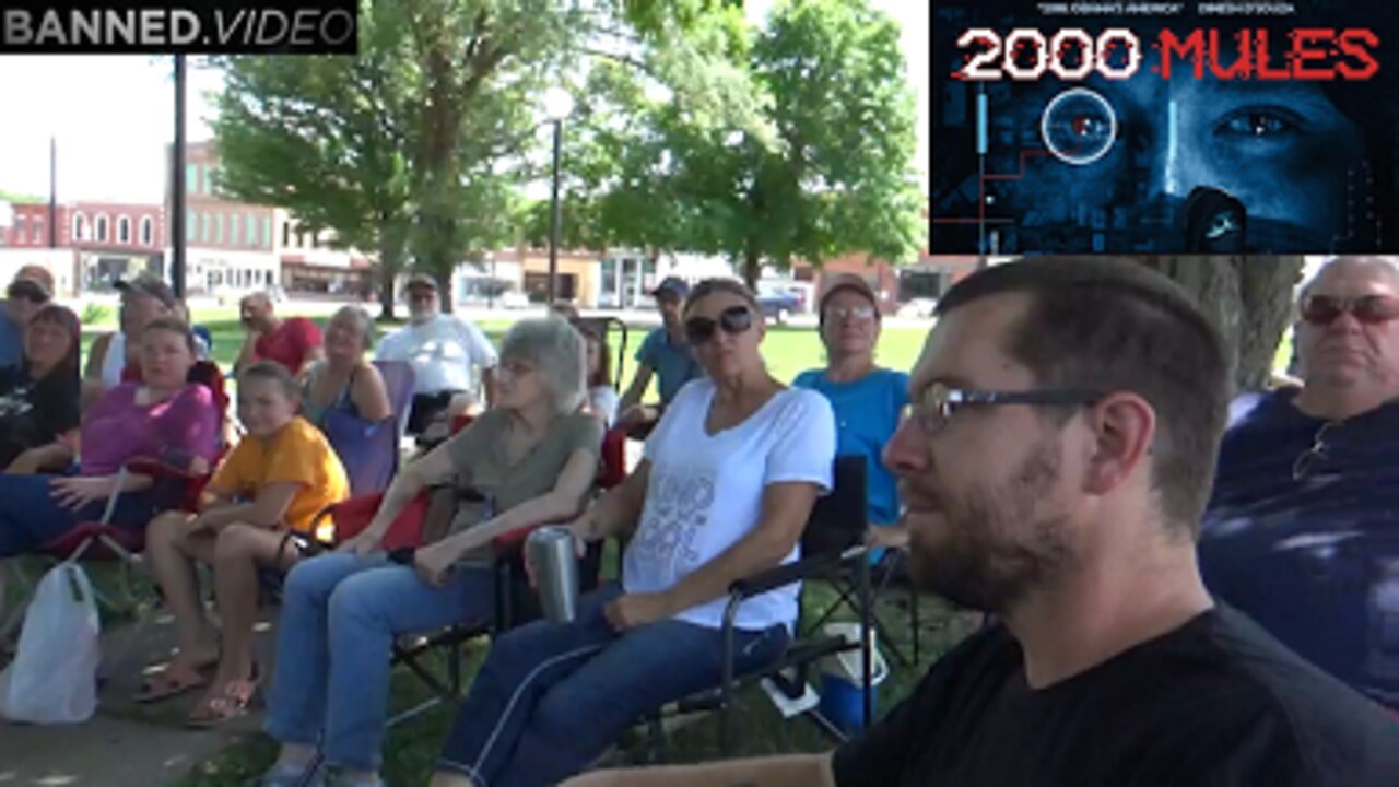 2000 Mules at June Truth Event #2 on the Courthouse Lawn, Anderson County, Kansas, June 25th, 2022