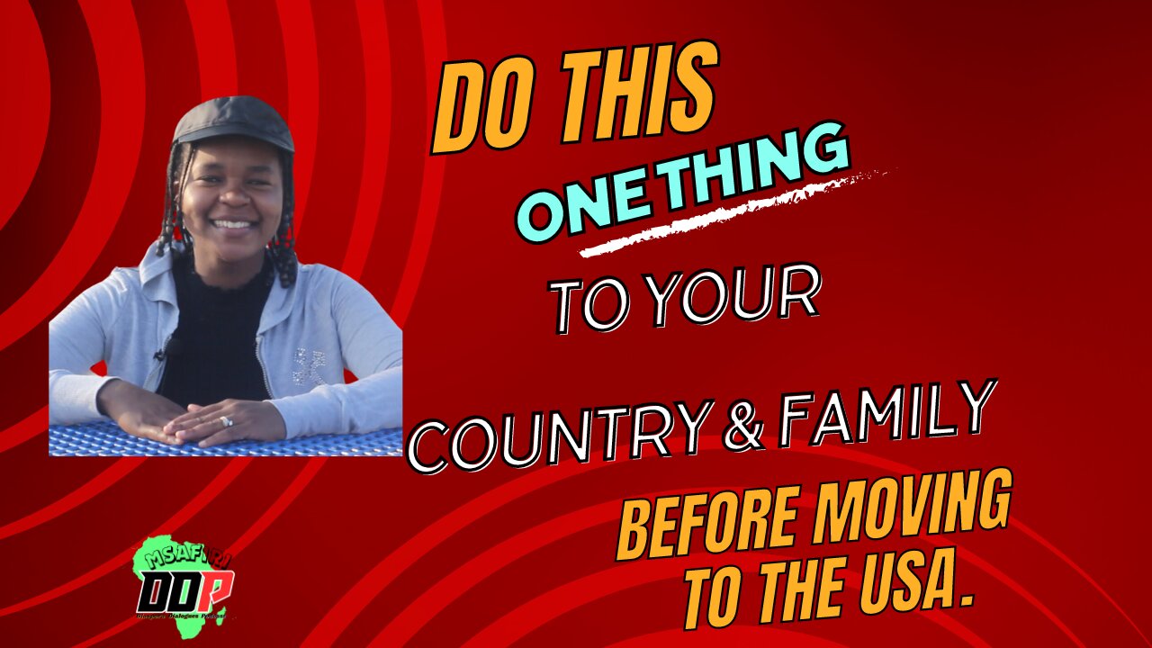 Do this with your family Before moving to the US