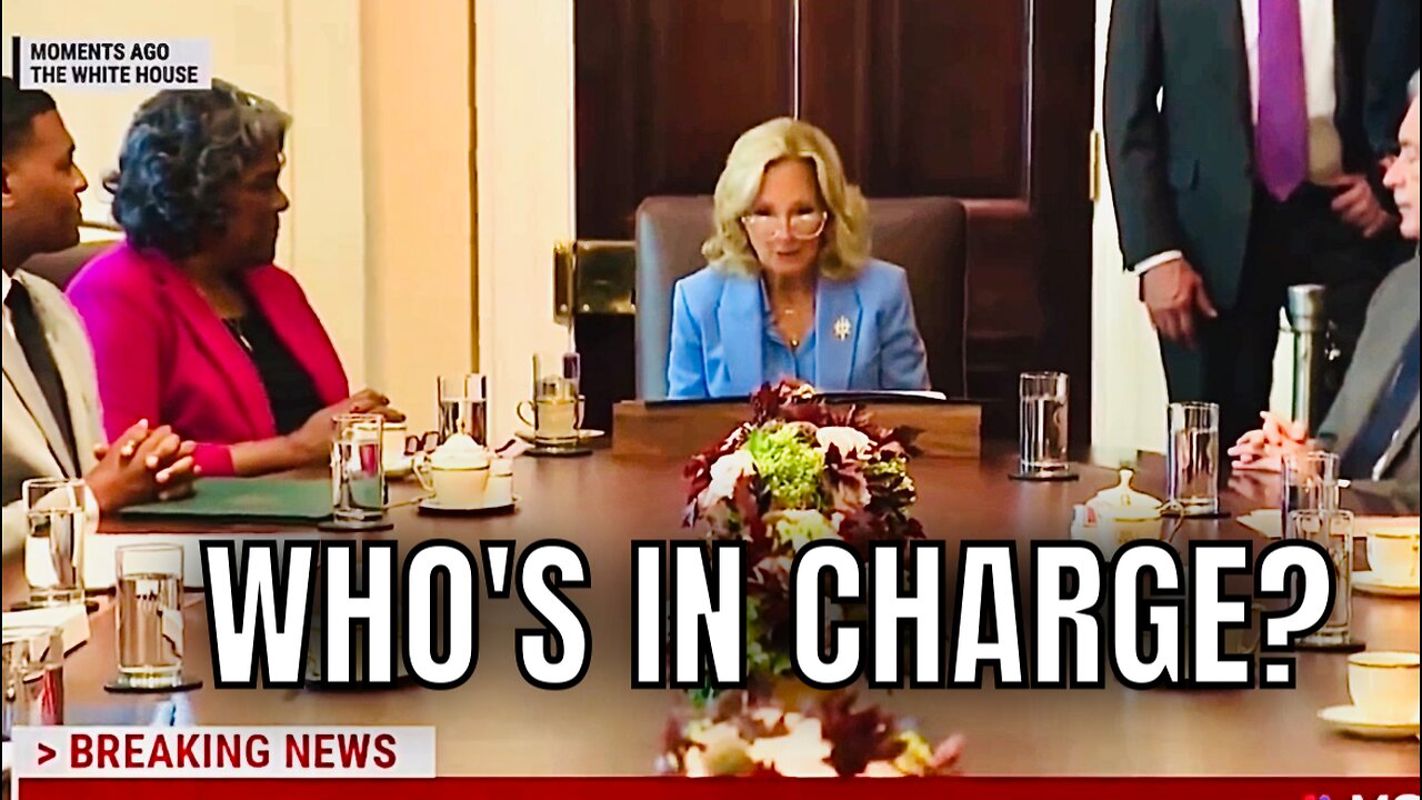 Why was Jill Biden running Joe Biden’s cabinet meeting today?