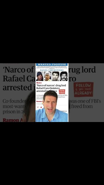 Narco of Narcos #rafaelcaroquintero #arrested in Mexico #mostwanted