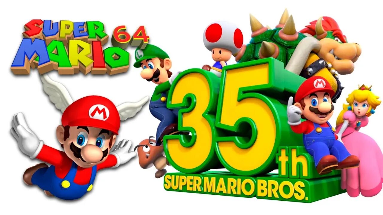 35 ANOS DO MARIO! SUPER MARIO 64