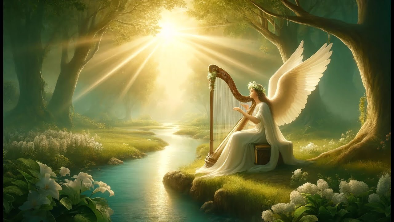 "Heavenly Harp Music: Serene Melodies for Stress Relief & Deep Relaxation"