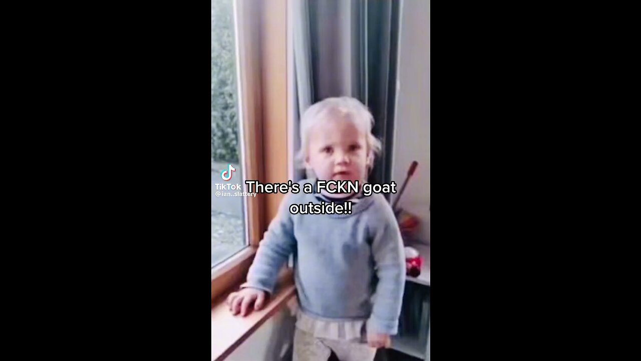 A Goat Outside 😂 (Full Clip) #Funny