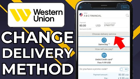 HOW TO CHANGE DELIVERY METHOD ON WESTERN UNION