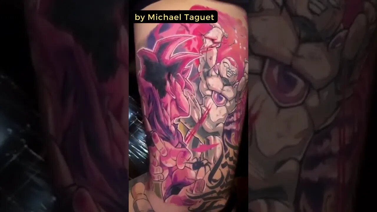 Stunning work by Michael Taguet #shorts #tattoos #inked #youtubeshorts