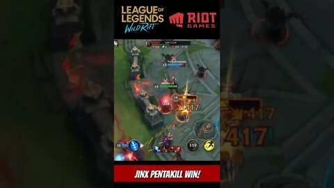 WILD RIFT YT JINX PENTA KILL