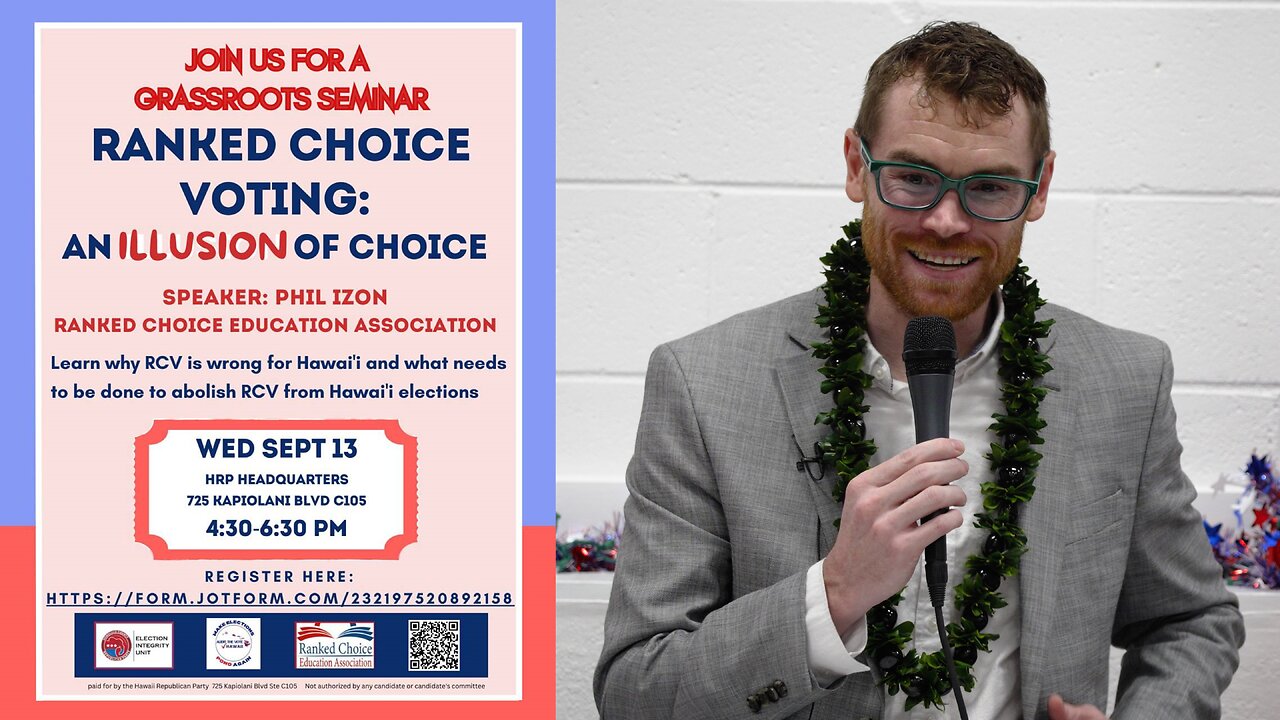 Phil Izon | Ranked Choice Voting: An Illusion of Choice