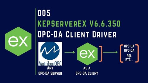 005 | How to use KEPServerEX OPC-DA Client Driver |