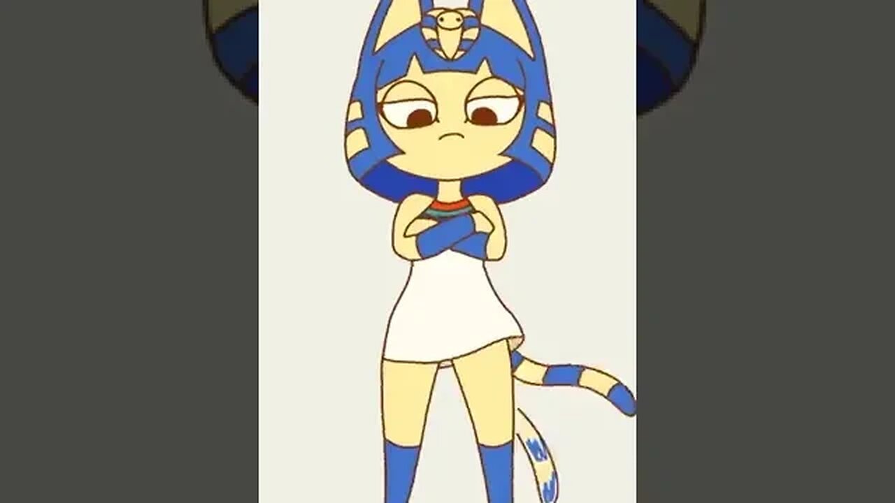 Gatinha Egipcia Dançando Ankha - Camel