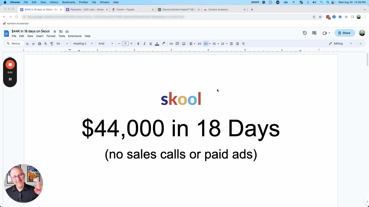 $44k in 18 days using Skool.com (No sales calls or paid ads)