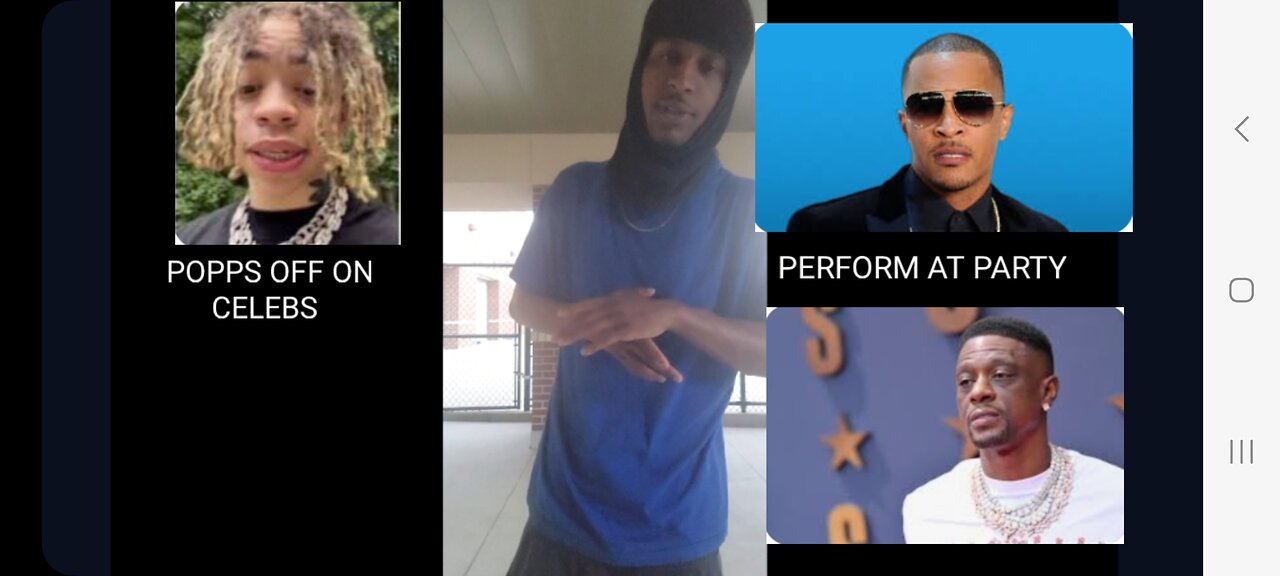 T.I SPAZZED OUT ON CELEB FO NOT WANT TOO PERFORMAN GOT NEW TEETH HAD CONCERT HIS DAD AN BOOSIE 💯