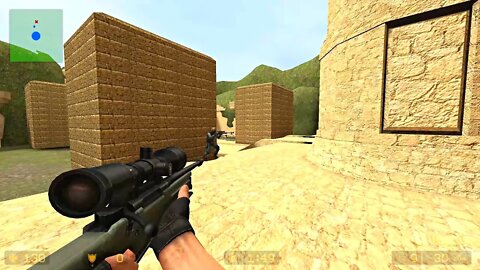 Counter-Strike: Source (2021) awp_aman Multiplayer Gameplay