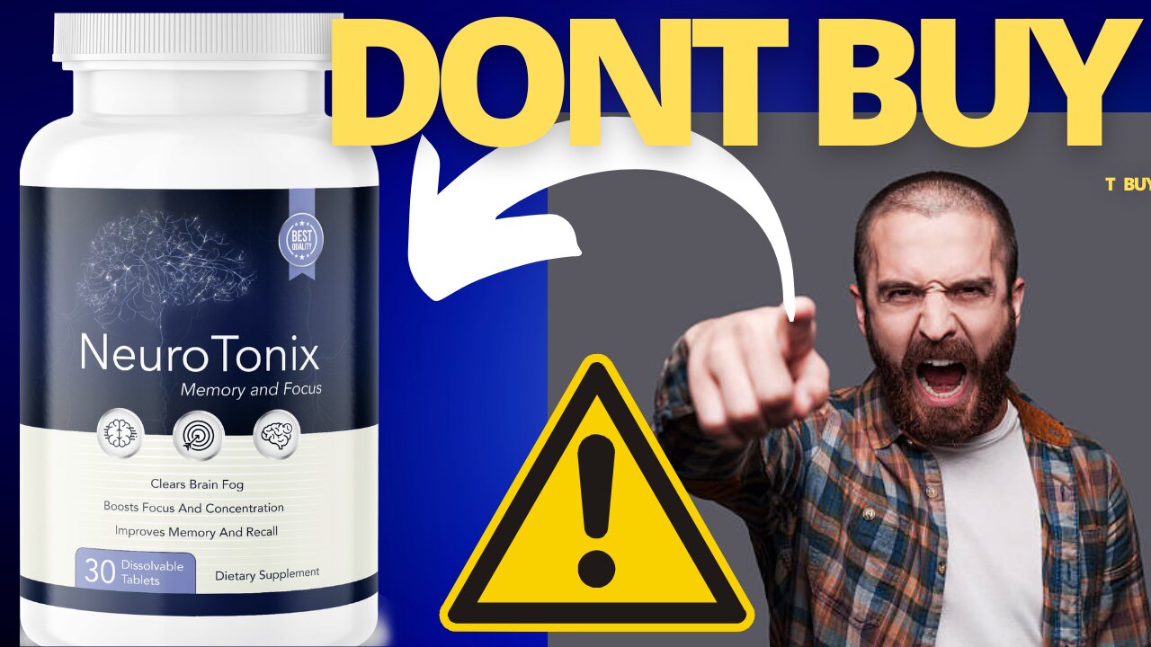 NEUROTONIX REVIEW ! NEUROTONIX Does it really work? - Very important alert! NEUROTONIX REVIEWS 2022!