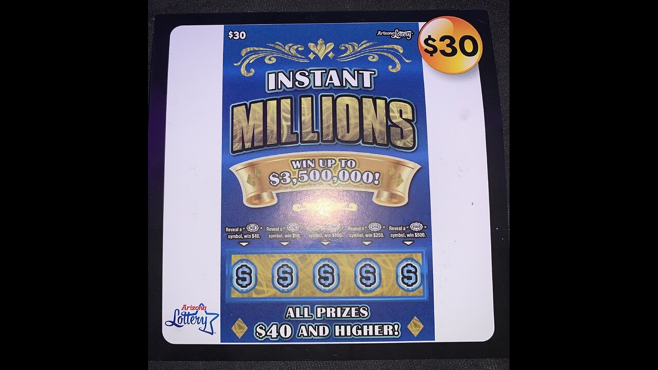 Instant Millions Lottery Pack Opening ($600)