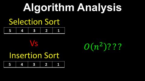 Selection Sort Vs Insertion Sort - Computer Science