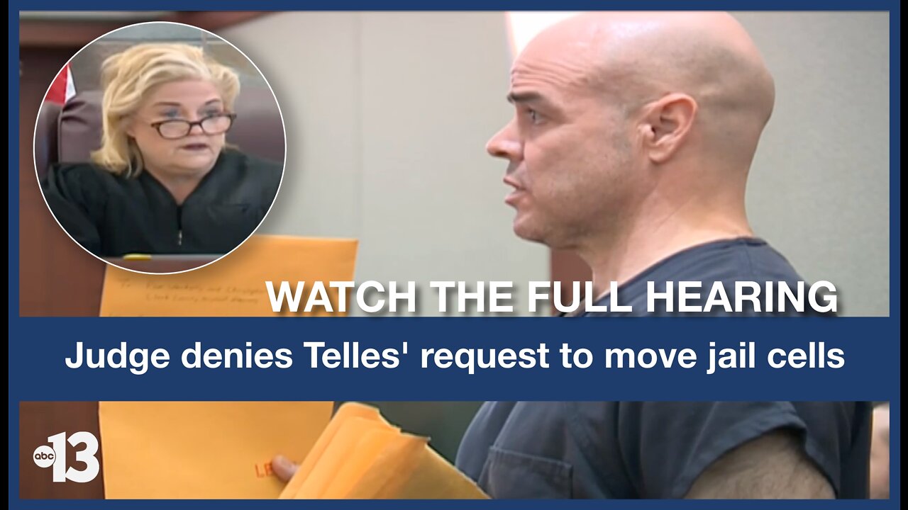 FULL VIDEO: Judge denies Telles' request for 'better accommodations' at detention center