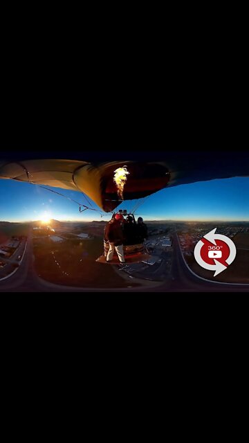 360 Camera Wingsuit Balloon Rope Swing #shorts