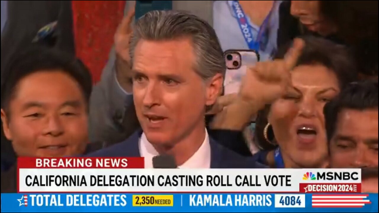 Gavin Newsom Calls California ‘the great state of Nancy Pelosi’ and Talks Kamala Harris Up