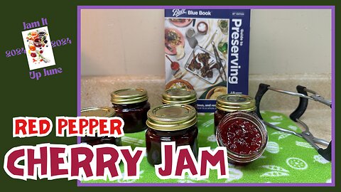 Sweet, Tangy and Spicy Red Pepper Cherry Jam