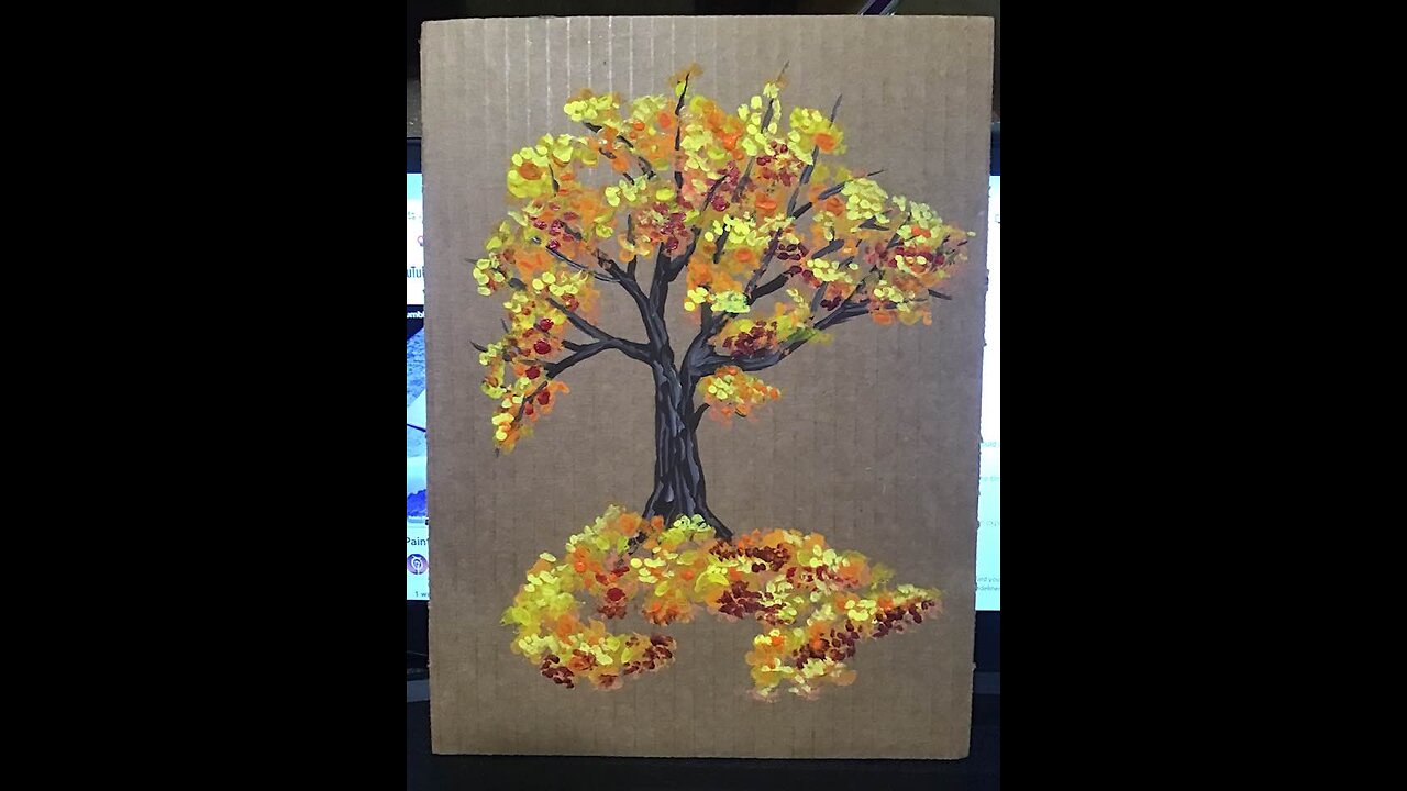 Painting on Cardboard