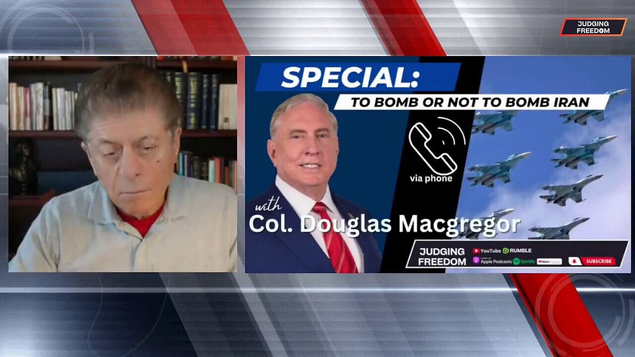 The Hot Debate of U.S.-Iran Relations · Col. Douglas Macgregor flips the narrative