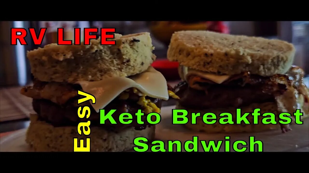 Keto Breakfast Sandwich Easy And Delicious | RV Life