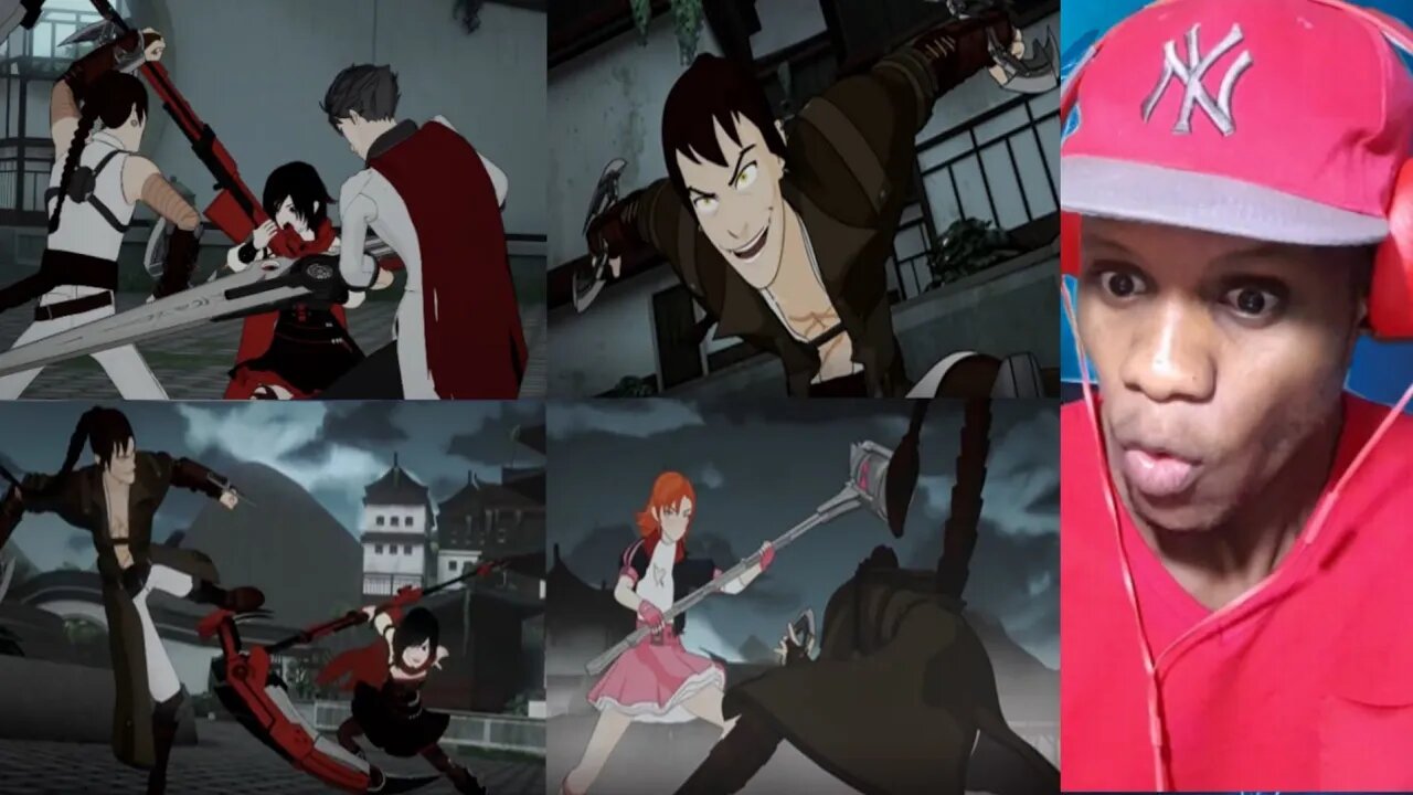 RWBY Team RNJR & Qrow vs. Tyrian Reaction