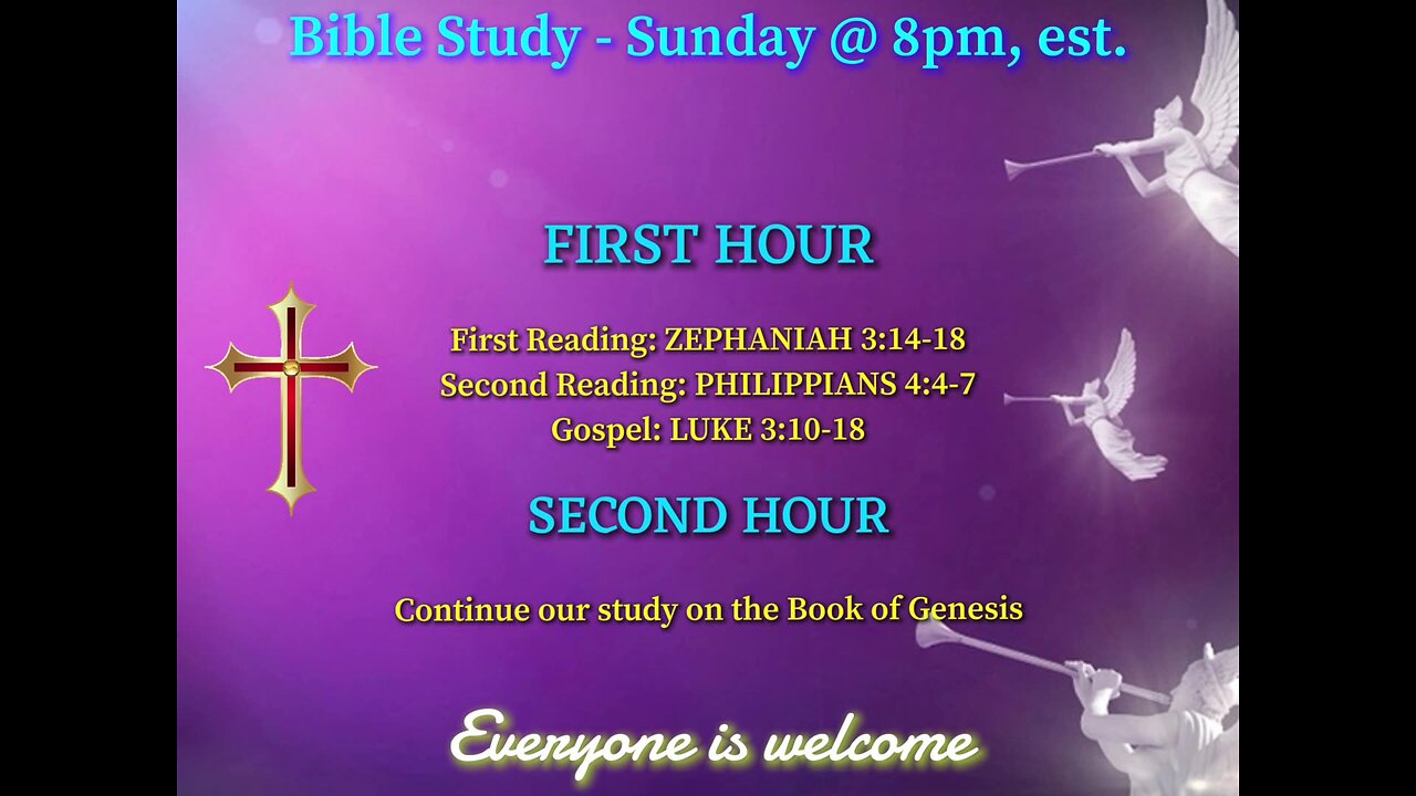 Bible Study with Bishop James Long, D. Min