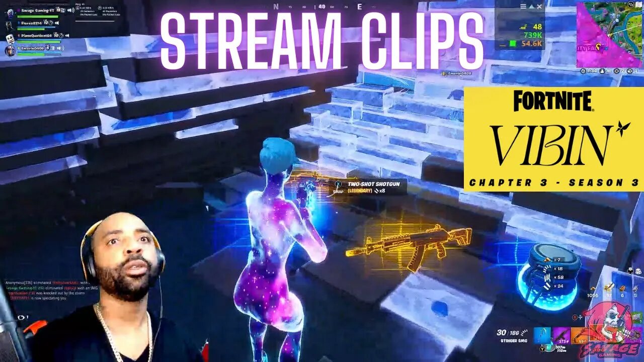 FORTNITE [LIVE] STREAM CLIPS CHAPTER 3 SEASON 3