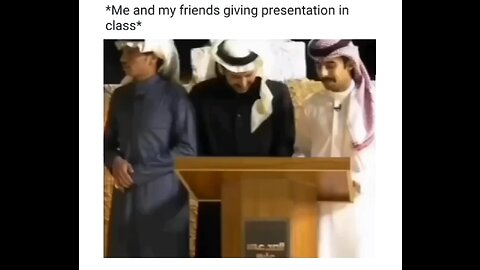 Presentation with friends😂