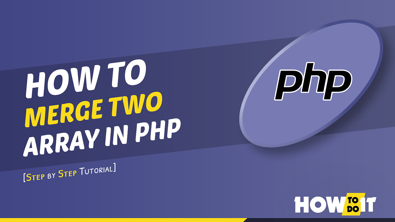 How to merge two array in php