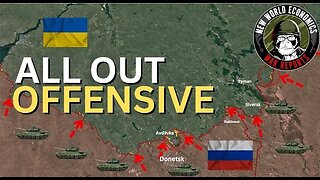 Russia Attacks Ukraine on 10 Different Battlefields | 100s of Tanks | Avdiivka is a Nightmare