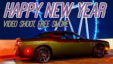 Burning Out The New Year, Video Shoot, Rooftop Burnouts?