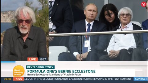 Former F1 boss Bernie Ecclestone: "I´d take bullet for Putin"