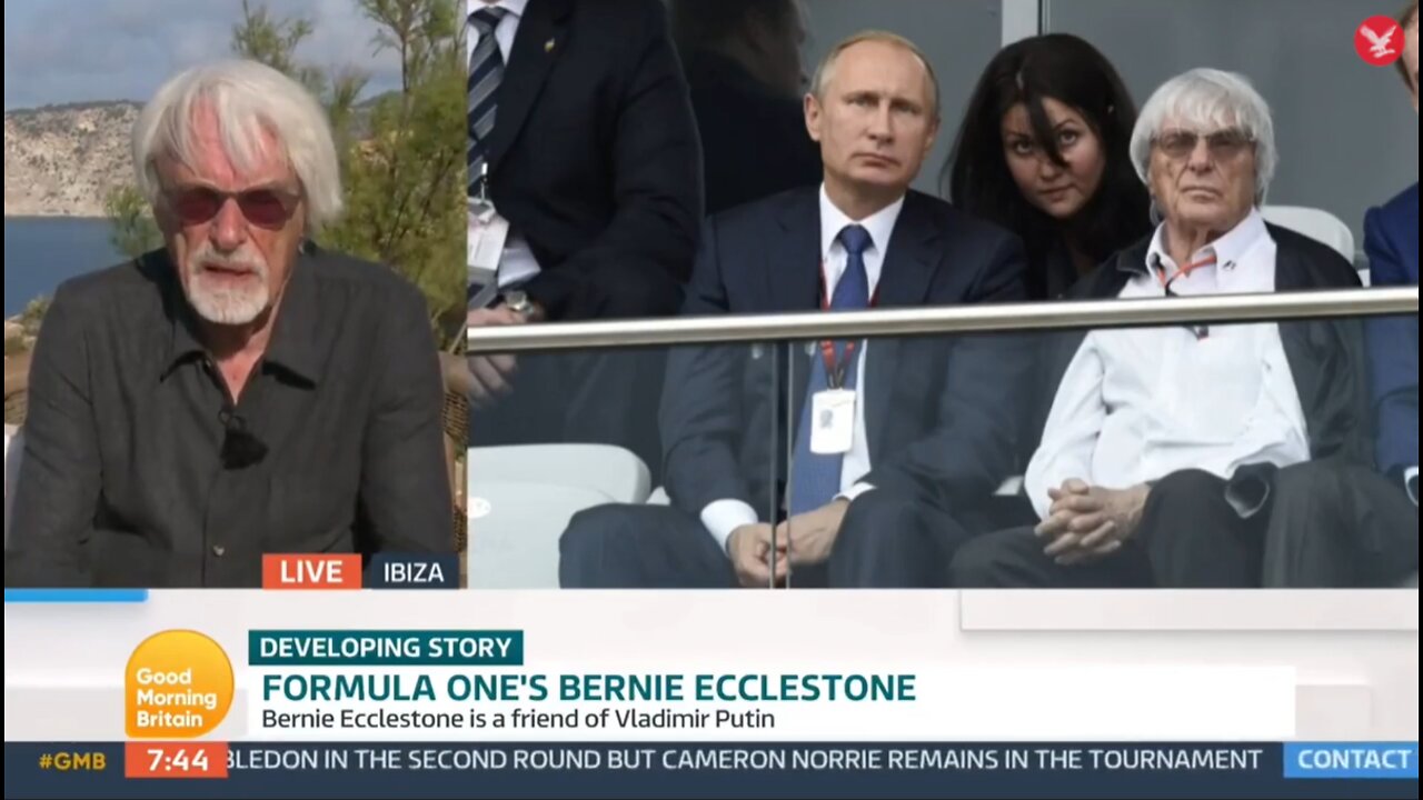 Former F1 boss Bernie Ecclestone: "I´d take bullet for Putin"