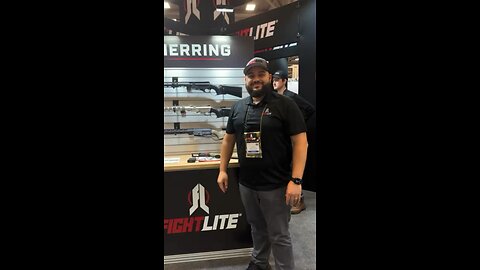Fight Light Herring Lever Action AR at NRA - filmed for educational purposes only, no firearm sales.