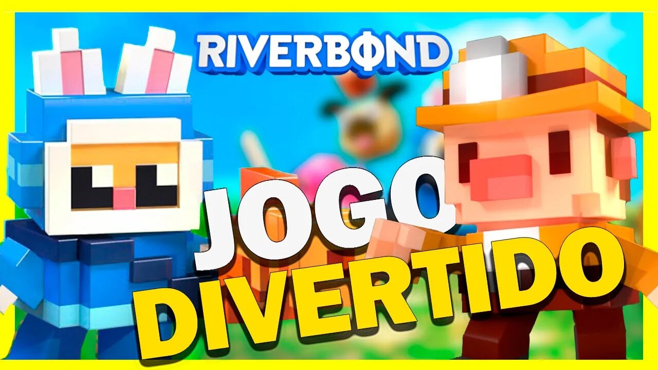 OLHA ESSE JOGO QUE PARECE MUITO COM MINECRAFT DUNGEONS! - RIVERBOND