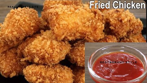 Crispy Fried Chicken Recipe | Easy, Cheap and Spicy Chicken Fry