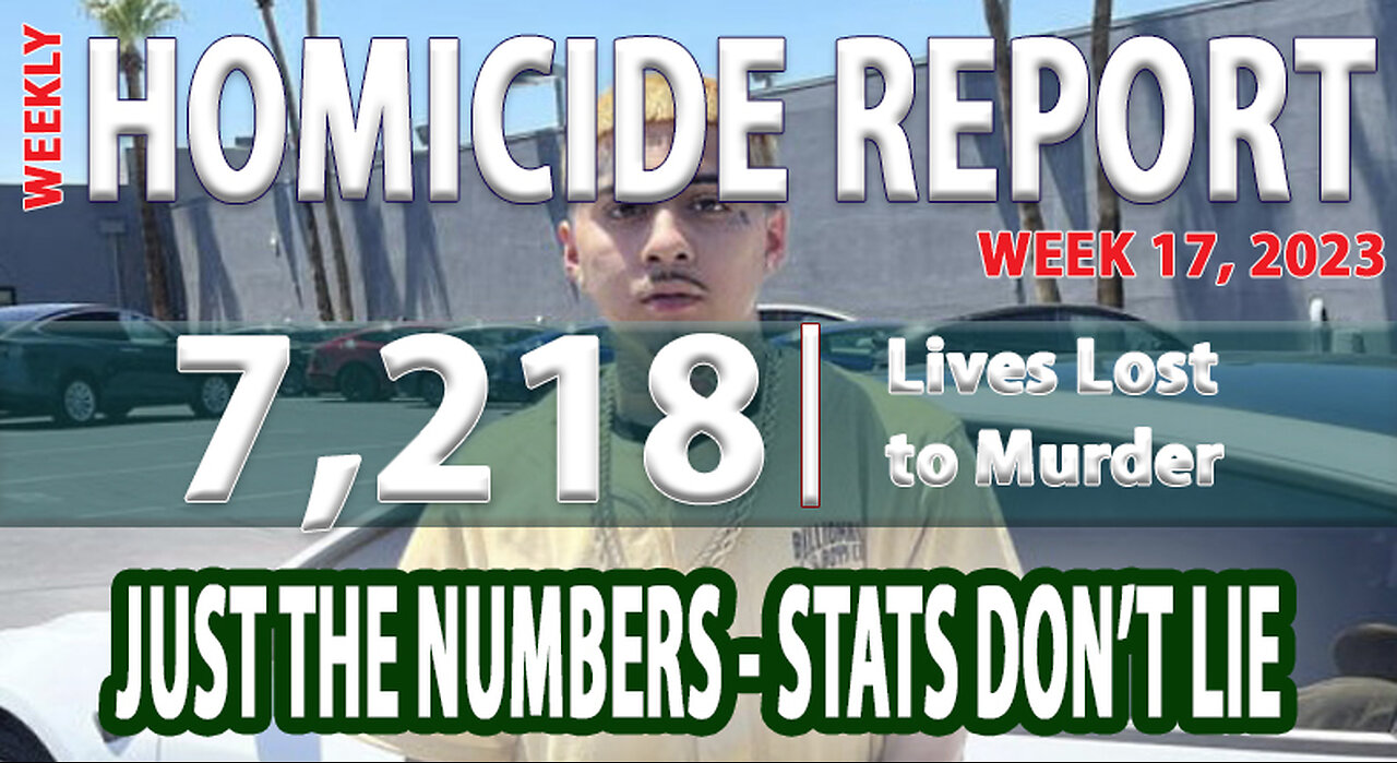 Week 17 Homicide Report - Just the Stats & Numbers you Need to Know