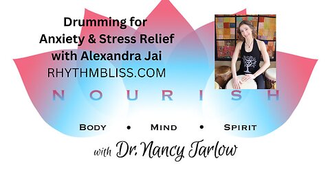 Drumming for Stress Relief with Alexandra Jai of RhythmBliss.com